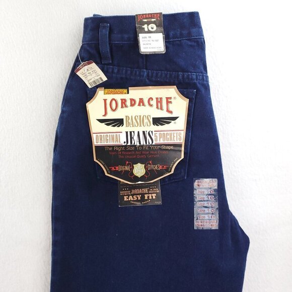 Jordache Basics Vintage Jeans Women Curvy High Waisted "10" 28x30 Deadstock NWT - Picture 12 of 13
